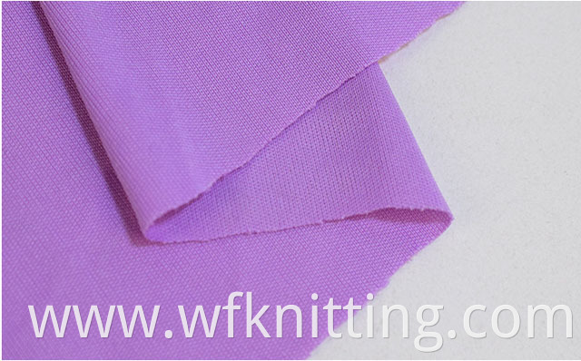 Pure Color Interlock Knit Fabric